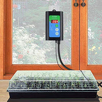 Zacro - Termostato digital para esterilla de calor de reptiles, para germinación de semillas, 41-108 °F, 1 unidad, color negro - BESTMASCOTA.COM