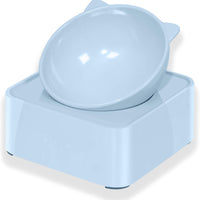 Upsky - Bol elevador de agua para gatos y perros, con soporte elevado, desmontable, sin derrames, ajustable de 0 a 30 grados, sin estrés, para gato o perro (blanco) - BESTMASCOTA.COM