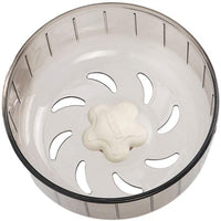 POPETPOP - Rueda de juguete para hámster para mascotas pequeñas, ratas, color gris - BESTMASCOTA.COM