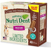 Nutri Dent - Masticables para perros con ingredientes limitados, tamaño mediano, sabor a filete mignon o aliento fresco - BESTMASCOTA.COM