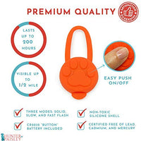 Hunter Paisley Luz LED para Collar de Perro Caminando por la Noche.Paquete de 2 Pack Impermeable Perro Luz LED Super Brillante para Perro Paseo Nocturno Adjuntar al Collar, Correa o Arnés, Baterías Extras - BESTMASCOTA.COM