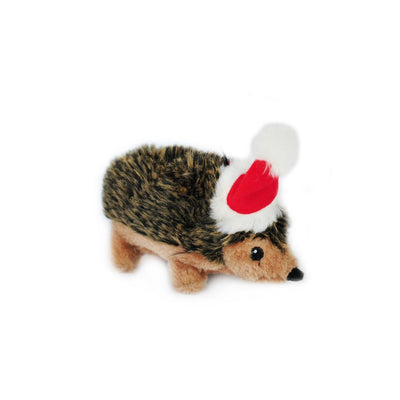 ZippyPaws Holiday Hedgehog Squeaky peluche perro juguete - BESTMASCOTA.COM