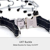 Wellbro collar de entrenamiento con dientes de metal para perros grandes y medianos (Pit Bull, pastor alemán), con hebilla a presión de liberación rápida y puntas de hule, plateado y regulable - BESTMASCOTA.COM