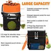 Bolsa de entrenamiento para perros pequeños a grandes, bolsa de entrenamiento para perros pequeños y grandes, bolsa de regalo para bocadillos para entrenamiento de recompensa, caminar, clip de metal, cinturón de cintura, correa de hombro, dispensador de b - BESTMASCOTA.COM