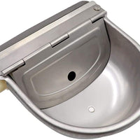 M.Z.A - Cuenco automático de acero inoxidable con válvula flotante para caballo de ganado, gato de caballo, cerdo, perro - BESTMASCOTA.COM