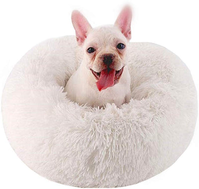 Neekor - Cama para perro o gato, suave, de felpa, para invierno, cálida, para dormir, redonda, mullida, para cachorros, perros y gatos, tamaño: pequeño/mediano/grande/extragrande - BESTMASCOTA.COM