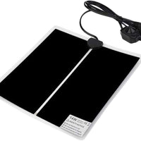 PeSandy - Almohadilla de calefacción para reptiles con ajuste de temperatura, 110 V no adhesiva, para reptiles, tortuga, serpientes, lagarto, gecko, cangrejo, tortuga, anfibios, 7 W, 14 W, 20 W, almohadilla de calor extraíble debajo del tanque - BESTMASCOTA.COM