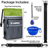 Bolsa de entrenamiento para perros pequeños a grandes, bolsa de entrenamiento para perros pequeños y grandes, bolsa de regalo para bocadillos para entrenamiento de recompensa, caminar, clip de metal, cinturón de cintura, correa de hombro, dispensador de b - BESTMASCOTA.COM