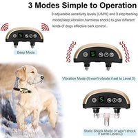 TOTIE Dog Bark Collar -7 Adjustable Sensitivity and Intensity Levels-Dual Anti-Barking Modes Rechargeable/Rainproof/Reflective -No Barking Control Dog Shock Collar for Small Medium Large Dogs - BESTMASCOTA.COM