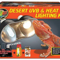 Zoo Med Desert UVB & Heat Lighting Dual Kit - BESTMASCOTA.COM