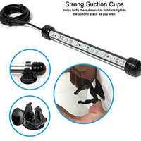 MQ 8 – 20 en sumergible LED luz de acuario, cambio de color tanque de peces luz con mando a distancia, IP68 cristal LED luces Bar, para pecera 10 – 35 pulgadas - BESTMASCOTA.COM