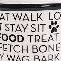 Bone Dry DII Ceramic Pet Food & Water Sets, Perfect Feeding and Treat Storage Supplies for Dogs and Cats - BESTMASCOTA.COM