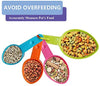 RYPET Pet Food Scoop - Measuring Cups Spoons Set Plastic Dog, Cat Bird Food (Random Color) - BESTMASCOTA.COM