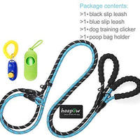 Haapaw 2 paquetes de correa para perro con cómodo mango acolchado reflectante, cuerda de escalada de montaña, correas de entrenamiento para perros grandes, medianos y pequeños (6 pies) - BESTMASCOTA.COM