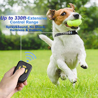 Zeonetak collar de corteza en spray para entrenamiento de perro, Citronella Control Stop ladrando collar para perros pequeño, mediano, grande, ajustable, recargable, impermeable, sin golpes y humanos - BESTMASCOTA.COM