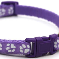 Collar para mascotas para gatos ajustable con campana, azul, rosa, verde o morado. - BESTMASCOTA.COM