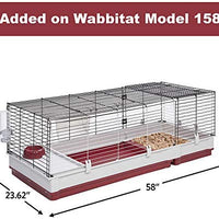 Juego de casa para conejos de lujo Wabbitat de Midwest Homes for Pets - BESTMASCOTA.COM