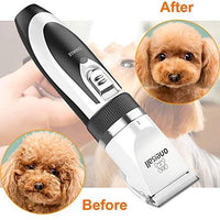 Kit de Corte para mascotas, bajo nivel de ruido Oneisall perro y gato, eléctrico, recargable e inalámbrico Set de cortauñas - BESTMASCOTA.COM