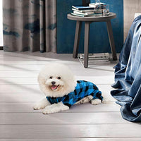 KOOLTAIL - Pijama para perro, a cuadros, para ropa de invierno para perros, suave y cálido, apto para perros pequeños, medianos y grandes - BESTMASCOTA.COM