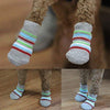 LFPET Calcetines de algodón para control de tracción, para perros de interior, antideslizantes, 5 pares, color al azar - BESTMASCOTA.COM