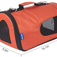 Petper Cat Carrier Airline - Transportador de mascotas de lado suave para gato perro pequeño exterior bolsa de viaje - BESTMASCOTA.COM