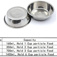 Super Design - Cuencos de repuesto de acero inoxidable para estación de alimentación de mascotas, para perros y gatos - BESTMASCOTA.COM