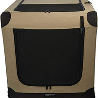 AmazonBasics - Caja plegable para perros con formación de carreras - BESTMASCOTA.COM
