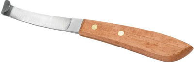 Weaver - Cuchillo de piel para zurdos con mango de madera, color marrón - BESTMASCOTA.COM