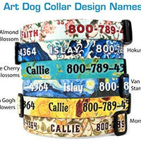 Collar de perro personalizado de Buttonsmith – Impresión permanente resistente a la decoloración, hebilla de grado militar resistente al óxido, resistente a olores y moho, elección de 5 tamaños, fabricado en los Estados Unidos - BESTMASCOTA.COM