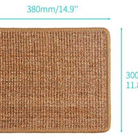 LsaiFater - Alfombra rascadora para gatos, sisal natural, protege alfombras y sofás - BESTMASCOTA.COM