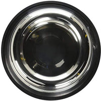 Plato de acero inoxidable Indipets a prueba de derrames, libre de salpicaduras sin punta anti resbalón con mango fácil de recoger - BESTMASCOTA.COM