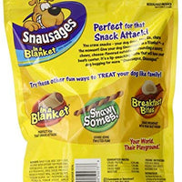 snausages en una manta Carne de Vacuno & Queso Sabor perro aperitivos, 25 oz (Pack de 4) - BESTMASCOTA.COM