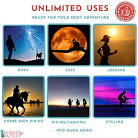 Hunter Paisley Luz LED para Collar de Perro Caminando por la Noche.Paquete de 2 Pack Impermeable Perro Luz LED Super Brillante para Perro Paseo Nocturno Adjuntar al Collar, Correa o Arnés, Baterías Extras - BESTMASCOTA.COM