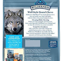 Buffalo la Wilderness grano última intervensión wild Bones La Chews Dental la todos los tamaños ★ ★ ★ ★ Azul EE. UU. - BESTMASCOTA.COM