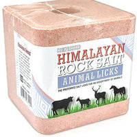 Lecho de sal del Himalaya comprimido para caballo, vaca, cabra, etc. Hecho de sal del Himalaya especialmente seleccionada de mayor calidad – Minerales distribuidos uniformemente – 100% puro y natural - BESTMASCOTA.COM