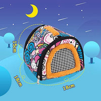 CROWNY - Bolsa transportadora para hámster (portátil, transpirable, con correa desmontable) - BESTMASCOTA.COM