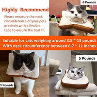 USAMS Collar ajustable para recuperación de gatos, lindo cono de cuello después de la cirugía, curación de heridas, recuperación de cirugía cono Elizabethan collares, borde suave para gatitos y gatos (1 paquete) - BESTMASCOTA.COM