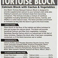 Zoo Med Laboratories SZMBB55 - Bloque para banquetes Tortoise, red WT de 14 ml, 5 onza. - BESTMASCOTA.COM