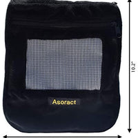 Asoract Hedgehog Carrier Pouch, Newly Designed Sugar Glider Bonding Pouch Super Soft Coral Fleece Portable Small Animal Travel Carrier with Adjustable Shoulder Strap Breathable Mesh for Sugar Gliders - BESTMASCOTA.COM