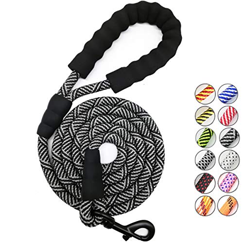 Correa para perro MayPaw resistente, de nailon de 1/2 x 6 pies, con asa acolchada suave y gruesa para perros grandes y medianos - BESTMASCOTA.COM