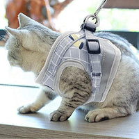 Vetoo Arnés ajustable a prueba de escape, arnés de gatito reflectante y correa para caminar gato arnés universal para mascotas para gatos - BESTMASCOTA.COM