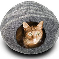 Meowfia - Cama de fieltro para gatos (tamaño mediano, hecha a mano, 100% lana de merino, para gatos y gatitos) - BESTMASCOTA.COM
