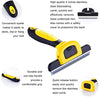 MIU COLOR Pet Deshedding Brush, Professional Grooming Tool, Effectively Reduces Shedding by Up to 95% for Short Hair and Long Hair Cats(4-inch Length Comb) - BESTMASCOTA.COM