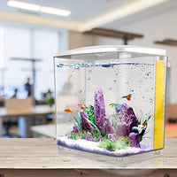 Freesea tanque de peces Betta de 1,4 galones con luz LED y bomba de filtro - BESTMASCOTA.COM