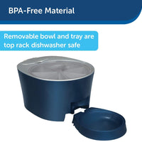PetSafe - Comedero automático de seis comidas para mascotas, dispensa comida para gatos y perros, reloj digital con pilas y pantalla LCD - BESTMASCOTA.COM