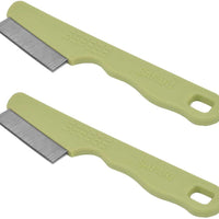 Safari peine de pulgas con una fila de dientes doble, Verde - BESTMASCOTA.COM