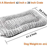 Coohom - Cama de peluche para perro, cama para mascotas, alfombrilla para jaula, cama lavable para perros medianos y grandes - BESTMASCOTA.COM