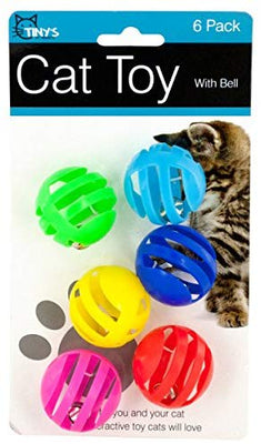 Bulk Buys bolas con cascabeles gato Juguetes Set - BESTMASCOTA.COM