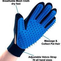 Pet Hair Remover Glove - Gentle Pet Grooming Glove Brush - Efficient Deshedding Glove - Massage Mitt with Enhanced Five Finger Design - Perfect for Dogs & Cats with Long & Short Fur - 1 Pack - BESTMASCOTA.COM