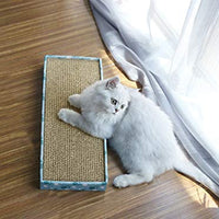 Vivaglory - Rascador de gatos reversible de cartón con caja, almohadilla rascadora para gatos, sofá corrugado para gatos, incluye hierba de gato - BESTMASCOTA.COM